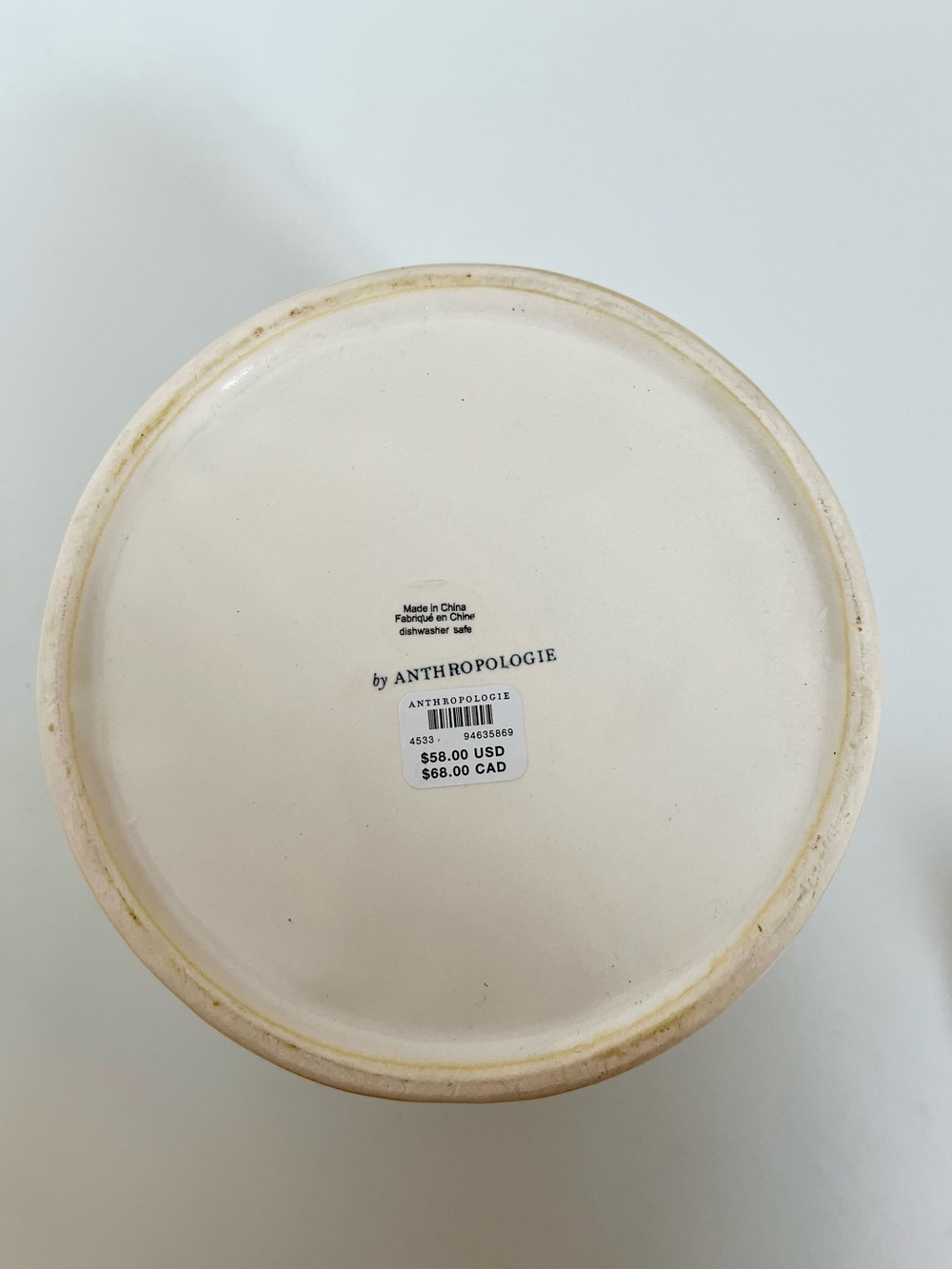 Anthropologie Fruta Lemon Large Stoneware Canister NWT - Picture 5 of 5